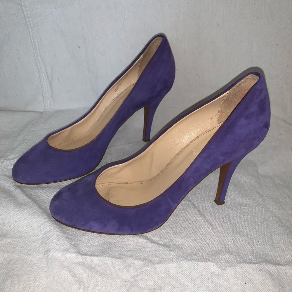 J. Crew Suede Heels Sz 9